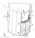 Fig. 02 - Two roll paper web material dispenser