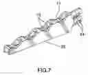 Fig. 08 - Support bracket for mounting wires to floor beams of an aircraft