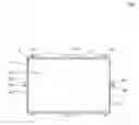 Fig. 04 - Liquid crystal display device comprising a front cabinet with a surrounding rib and positioning ribs at a back surface side