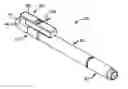 Fig. 01 - Writing instrument with sheet dispenser