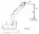 Fig. 33 - Modular system for connecting attachments to a construction machine
