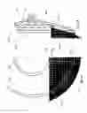 Fig. 07 - Aligned multiple flat mirror reflector array for concentrating sunlight onto a solar cell