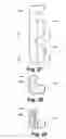 Fig. 13 - Orthopedic device assembly with elements coupled by a retaining structure