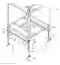 Fig. 01 - ADJUSTABLE SUPPORTING DEVICE WITH MOVABLE TELESCOPIC LEG UNITS