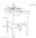 Fig. 01 - Utility tub with removable rack