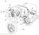 Fig. 01 - Adjustable wheelchair for pets