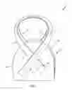 Fig. 02 - CONTAINER HAVING HANDLES SHAPED AS AWARENESS RIBBONS