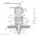 Fig. 01 - Anti-binding motorcycle trailer hitch assembly