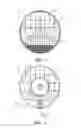 Fig. 02 - Tri-bar headlight assembly with interchangeable colored dots