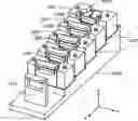 Fig. 01 - Vertically displaced stack of multi-mode single emitter laser diodes