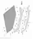 Fig. 03 - Corner gutter screen assembly