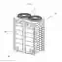 Fig. 03 - Air conditioner with multi-level refrigerant tube support