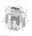 Fig. 04 - Air conditioner with multi-level refrigerant tube support