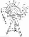 Fig. 01 - Portable power tool rest