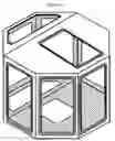 Fig. 02 - Vacuum chamber on a frame basis for coating installations