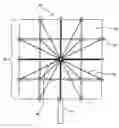 Fig. 01 - Solar collector stabilized by cables and a compression element