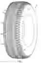 Fig. 02 - Tire tread having three different sipe types