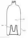 Fig. 01 - Beverage container with integral storage space for drinking cups
