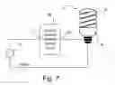 Fig. 07 - Two-wire dimmer circuit for a screw-in compact fluorescent lamp