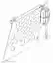 Fig. 01 - Separator with integrated storage for securing an electrical charging device and providing wire management
