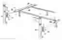 Fig. 01 - Connector device, bed upright and frame combination and method of use