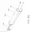 Fig. 07 - Powered toothbrush with associated oral solution dispenser mechanism