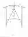 Fig. 08 - Collapsible support stand for barbecue stove
