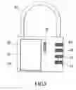 Fig. 08 - DUAL CHANGEABLE COMBINATION LOCK