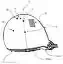 Fig. 01 - Golf club head comprising a piezoelectric sensor