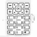 Fig. 01 - Keypad panel assembly having laterally-illuminated keypad surface