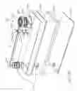 Fig. 35 - Inkjet drop ejection apparatus with radially extending thermal actuators