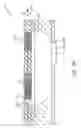 Fig. 43 - Inkjet drop ejection apparatus with radially extending thermal actuators