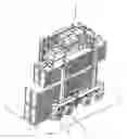 Fig. 01 - Straddle carrier with automatic steering
