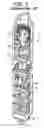 Fig. 02 - Segmented fuel rod bundle designs using fixed spacer plates