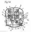Fig. 14 - REFRIGERANT COMPRESSOR, COOLING SYSTEM AND REFRIGERATOR