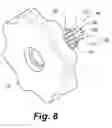 Fig. 09 - Portable staging and leg bracket therefor