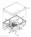 Fig. 01 - Adhesive seal peeling device for a hard disk drive