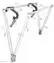 Fig. 01 - Rear bag cover and method of attachment by brackets