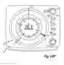 Fig. 22 - Flasher sonar device with LCD annotations