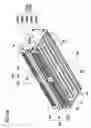 Fig. 35 - Battery system with battery cells arranged in array alignment