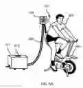 Fig. 09 - Apparatus for cooling an exerciser while using a stationary exercise device