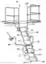 Fig. 01 - Novel rear deck service ladder for combines