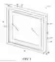 Fig. 02 - Shadow box frame and insert