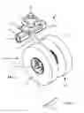 Fig. 02 - Single caster wheel assembly for trailer towable at high speeds