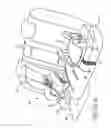 Fig. 03 - Layered seating with directed deflection for child seat and occupant safety