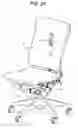Fig. 22 - Chair having a unit to move a lumbar support