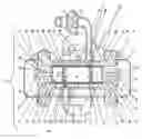 Fig. 01 - Two-stroke internal combustion engine with two opposed pistons per cylinder