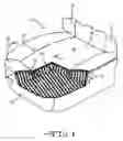Fig. 02 - Attachment assembly for securing trim material to the padding of a ventilated seat