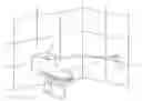 Fig. 01 - Application solution of infrared communication in automatic sensing sanitary wares