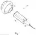 Fig. 02 - Detachable earpiece auditory device with spring operation